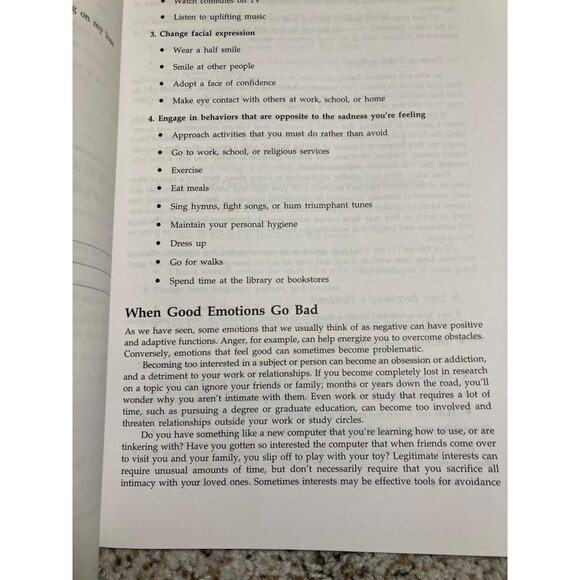 Don't Let Your Emotions Run Your Your Life Self Help Workbook - Picture 8 of 12